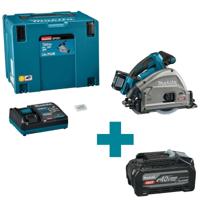 Makita SP001GM101 Accu Invalcirkelzaag 165mm AWS XGT 40V Max 4.0 Ah in Mbox - thumbnail