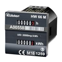 Kübler Group HW66 M 230 VAC 3.56M.201.075 kWh-meter 1-fase Mechanisch 16 A Conform MID: Ja 1 stuk(s) - thumbnail