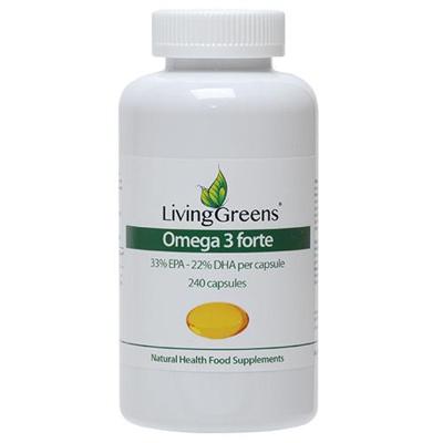 Livinggreens Omega 3 visolie forte 240 Capsules Livinggreens Omega 3 visolie forte 240 Capsules