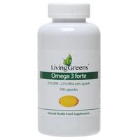 Livinggreens Omega 3 visolie forte 240 Capsules - thumbnail