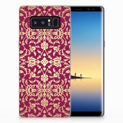 Siliconen Hoesje Samsung Galaxy Note 8 Barok Pink Siliconen Hoesje Samsung Galaxy Note 8 Barok Pink