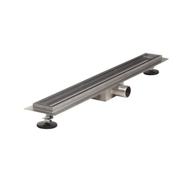 Brauer Douchegoot - 200x7x6.7cm - ondiepe vloerflens - zijuitloop - tegelinlegrooster omkeerbaar - RVS DR-MRF200NG Brauer Douchegoot - 200x7x6.7cm - ondiepe vloerflens - zijuitloop - tegelinlegrooster omkeerbaar - RVS DR-MRF200NG