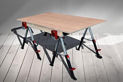 Diggers Graafbok | 600 kg | Verstelbare poten | Verstelbare Zijarmen | Set van 2 stuks - DIG869 Diggers Graafbok | 600 kg | Verstelbare poten | Verstelbare Zijarmen | Set van 2 stuks - DIG869