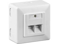 goobay Data Wallmount CAT 6 montagedoos - thumbnail
