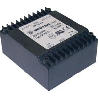 Weiss Elektrotechnik 83/286 Printtransformator 2 x 115 V 2 x 15 V/AC 24 VA 800 mA - thumbnail