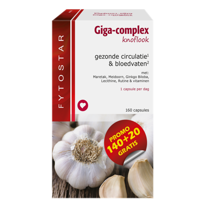 Fytostar Giga-Complex Knoflook Capsules Fytostar Giga-Complex Knoflook Capsules
