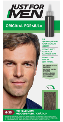 Just For Men Original Formula Haarkleuring - H35 Middenbruin Just For Men Original Formula Haarkleuring - H35 Middenbruin