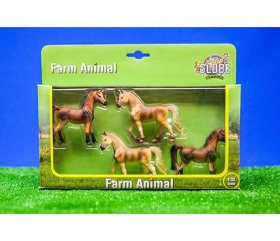 Boerderijdier paard 4 st 1:32