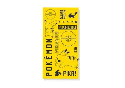 Pokemon strandlaken Pikachu 70 x 140 cm - katoen geel