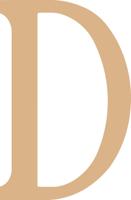 Vaessen Creative • mdf letter "d" 21,8cm - thumbnail