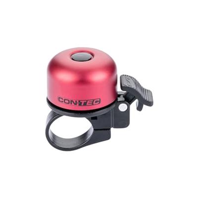 CONTEC mini fietsbel "bing" ct mini bell bing matt red