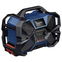Bosch Professional GPB 18VH-6 SRC Bouwradio FM, DAB+ AUX, DAB+, FM, Bluetooth Acculaadfunctie, Powerbankfunctie, Stofdicht, Spatwaterbestendig - thumbnail