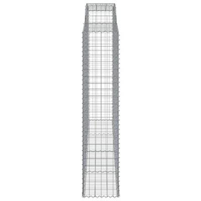 Schanskorven 9 st gewelfd 300x50x220/240 cm ijzer