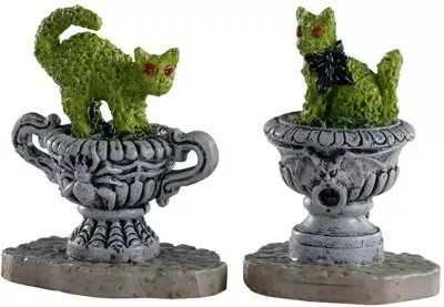 Haunted topiary set of 2 Spooky Town Kerstfiguur LEMAX - Lemax Haunted topiary set of 2 Spooky Town Kerstfiguur LEMAX - Lemax