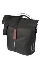Basil B.V. Tas basil city shopper enkel | mik studs | zwart | 14-16l - thumbnail
