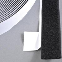 Klittenband klevend 38mm zwart lus 25m - thumbnail