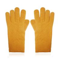 LGT JWLS Gele Gebreide Dameshandschoenen - Zacht en Dik - thumbnail