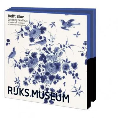 Kaartenmapje Delft Blue, Collection Rijksmuseum 10 Stuks