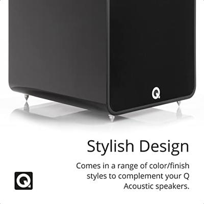 Q Acoustics: Q B12 Subwoofer - Hoogglans Zwart Q Acoustics: Q B12 Subwoofer - Hoogglans Zwart