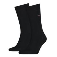 Tommy Hilfiger Sock classic 2 pack 200 black Zwart maat 4346 - thumbnail