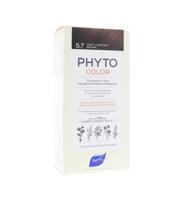 Phytocolor Permanente Haarkleuring 5.7 Chatain Clair Marron Intense en Natuurlijke Kleur - thumbnail