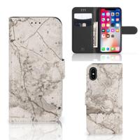 Apple iPhone X | Xs | Bookcase | Marmer Beige - thumbnail