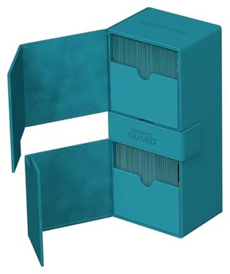 Ultimate Guard Twin Flip'n'Tray 266+ Xenoskin - Petrol Ultimate Guard Twin Flip'n'Tray 266+ Xenoskin - Petrol