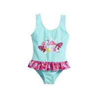 Playshoes badpak Fuchsia Aqua Flamingo-134-140 - thumbnail