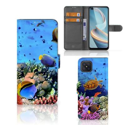 OPPO Reno4 Z | Telefoonhoesje | Met pasjeshouder | Vissen OPPO Reno4 Z | Telefoonhoesje | Met pasjeshouder | Vissen