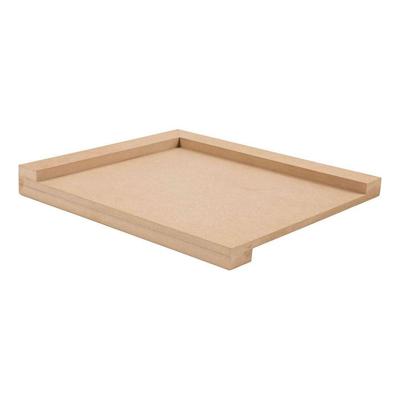Creativ Company Houten linoleumhouder, afm 25x29 cm, rechtshandig, 1 stuk