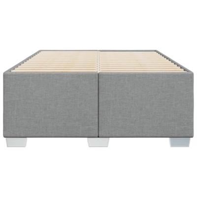 Bedframe zonder matras 120x190 cm stof lichtgrijs