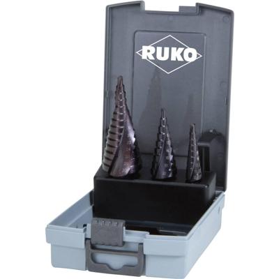 RUKO 101026FRO HSS Getrapteboorset 3-delig 3 vlakken schacht 1 set(s)