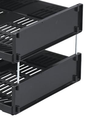 Durable brievenbakjestaafjes Optimo, pak van 4 metalen staafjes