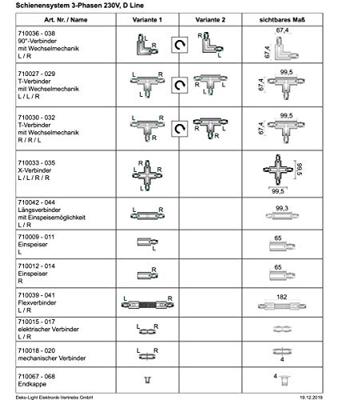 Deko Light 710005 D Line Aufbaustromschiene 2m 230V-railsysteemcomponenten Stroomrail 3-fasig Zwart Deko Light 710005 D Line Aufbaustromschiene 2m 230V-railsysteemcomponenten Stroomrail 3-fasig Zwart