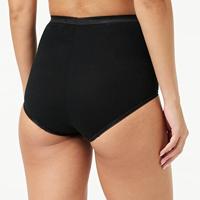 Basic Maxi 4-Pack dames slip (3+1 Gratis) - ondergoed dames - Vrouwen onderbroek katoen - thumbnail