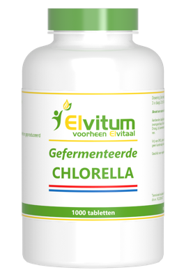 Elvitum Chlorella 250mg Nederlands 1000 Tabletten