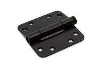 DX Glijlagerscharnier ronde hoeken 89x89x3 mm - zwart - thumbnail