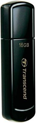 Transcend JetFlash® 350 USB-stick 16 GB Zwart TS16GJF350 USB-A 2.0