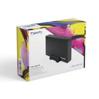 Externe Doos TooQ TQE-3527B 3,5" SATA USB 3.0 Zwart 3,5" - thumbnail