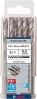 Bosch Accessoires Metaalboren HSS-G, Standard 6,6 x 63 x 101 mm 10st - 2608585499 - thumbnail