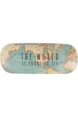 SASS & BELLE Brillenkoker Retro Vintage World Map - 2016 SASS & BELLE Brillenkoker Retro Vintage World Map - 2016