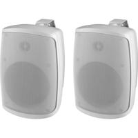 Monacor WALL-04T/WS PA-wandluidspreker 2 W Wit 1 paar - thumbnail