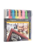 Securit krijtmarker medium, etui van 8 stuks in geassorteerde kleuren - thumbnail