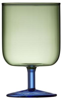 Lyngby - Torino - Wijnglas S/2 0,30l Groen/Blauw