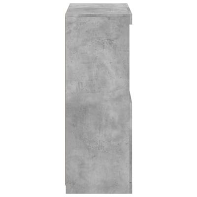 Dressoir met LED-verlichting 60,5x37x100 cm betongrijs Dressoir met LED-verlichting 60,5x37x100 cm betongrijs