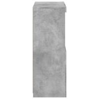 Dressoir met LED-verlichting 60,5x37x100 cm betongrijs - thumbnail