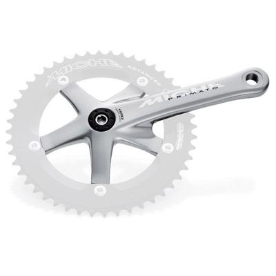 Miche crank primato adv. 165mm rechts zonder tandwiel zilver