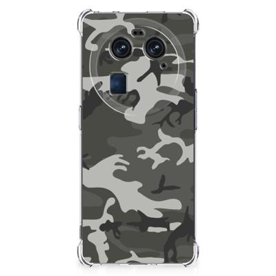 OPPO Find X6 Doorzichtige Silicone Hoesje Army Light OPPO Find X6 Doorzichtige Silicone Hoesje Army Light