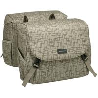 New Mondi joy dubbele fietstas - bruin, waterafstotend, 38 ltr - thumbnail