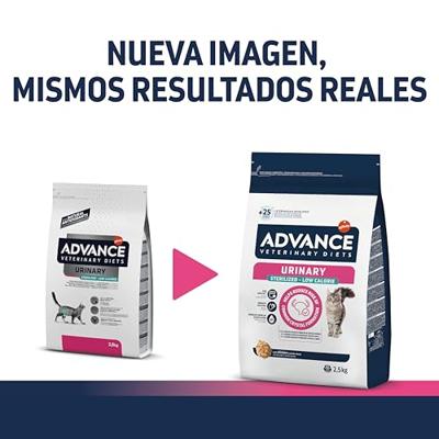 ADVANCE VETERINARY DIET CAT URINARY STERILIZED LOW CALORY 2,5 KG